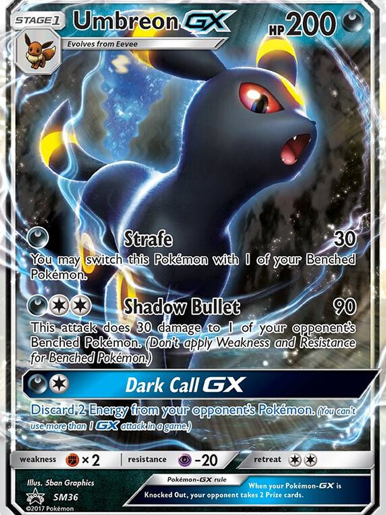 Umbreon GX #SM36 1