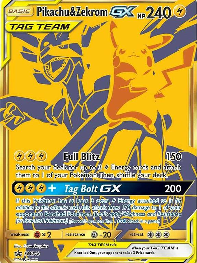 Pikachu & Zekrom GX - SM248 #SM248 1