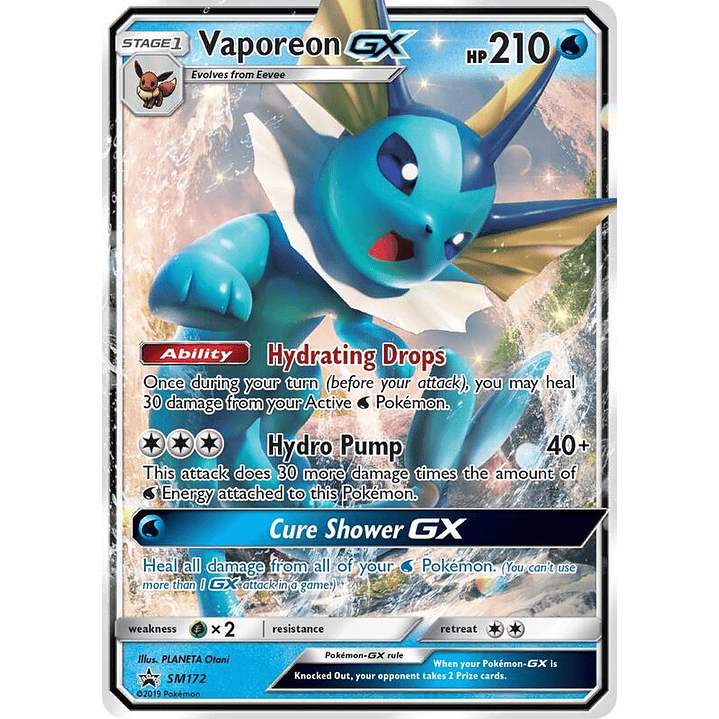Vaporeon GX #SM172 1