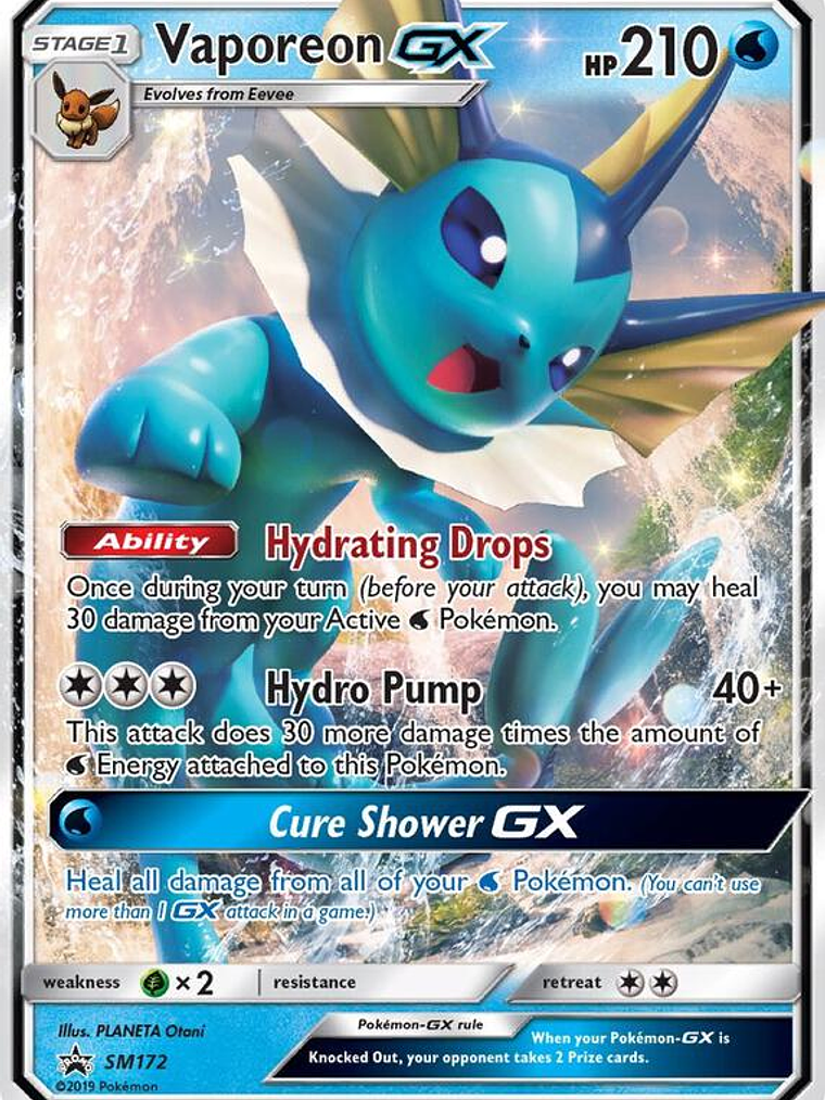 Vaporeon GX #SM172 1