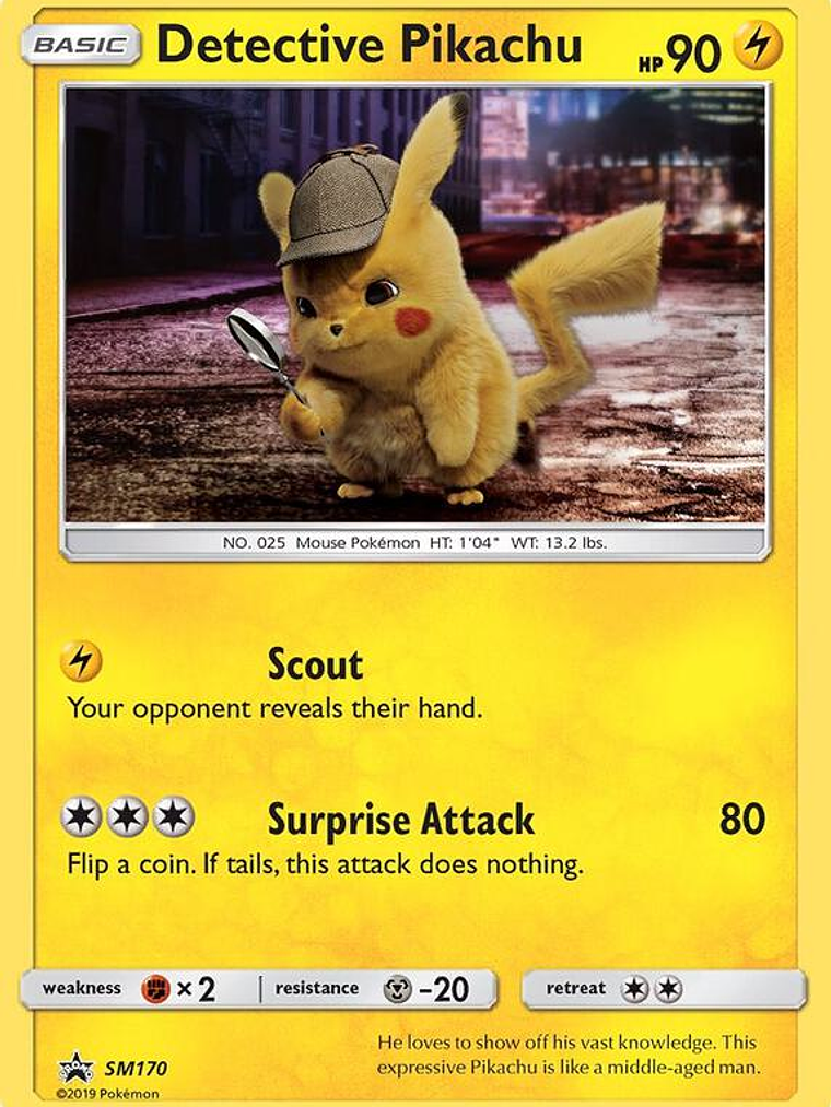 Detective Pikachu #SM170 1