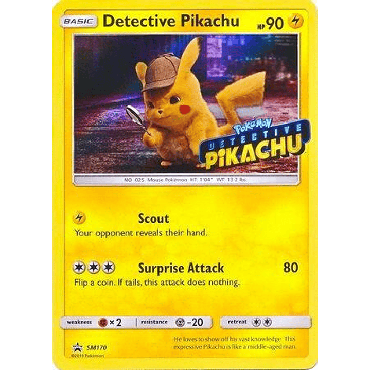 Detective Pikachu #SM170 1