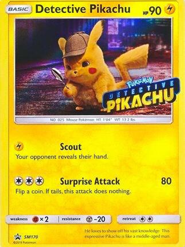 Detective Pikachu #SM170 1