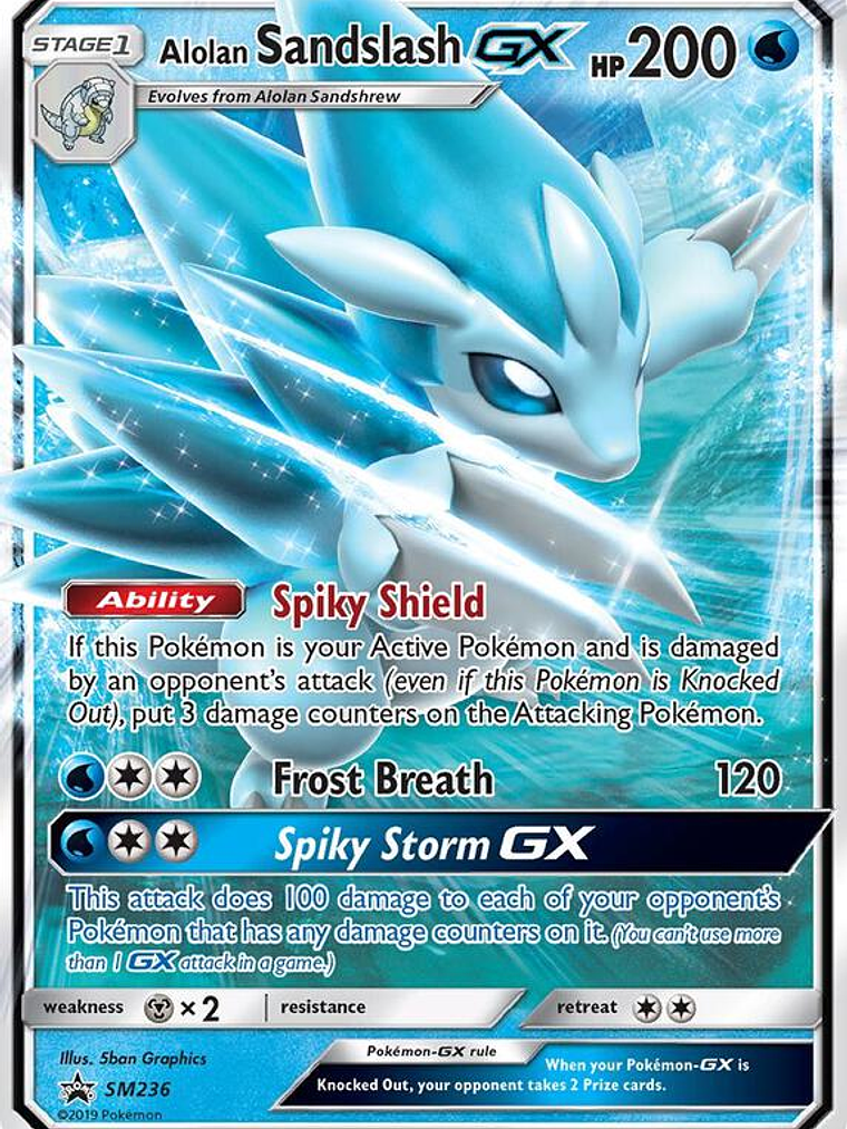 Alolan Sandslash GX #SM236 1