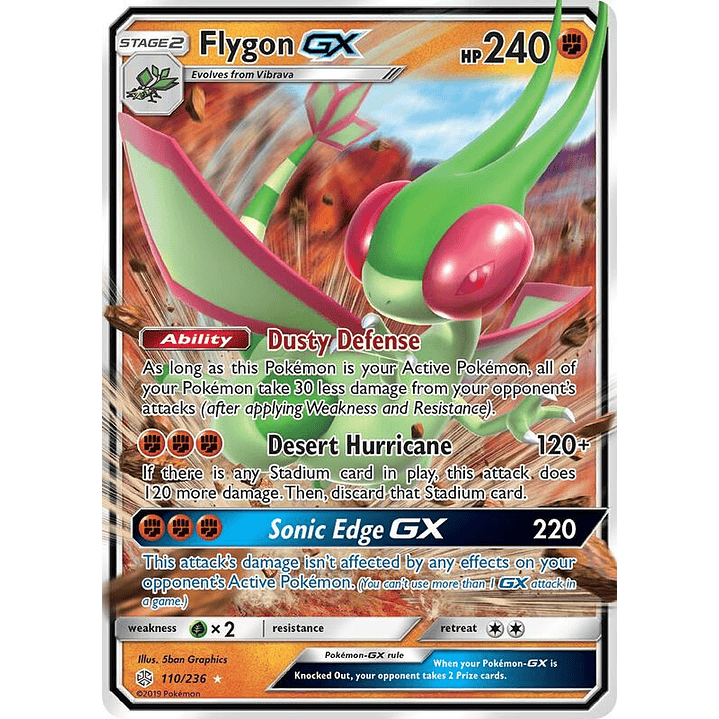 Flygon GX #110 1