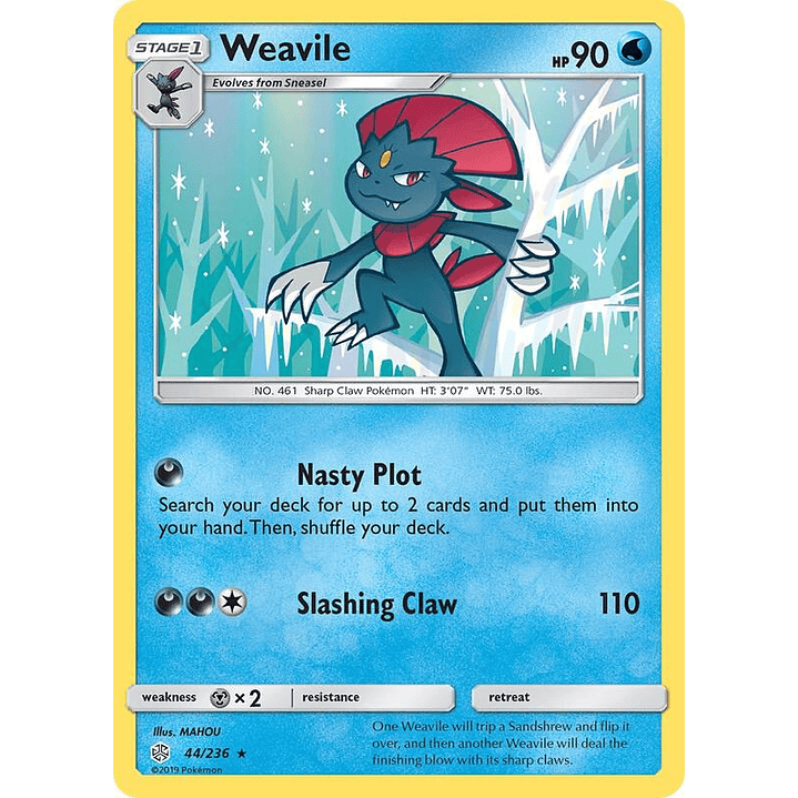 Weavile #44 1