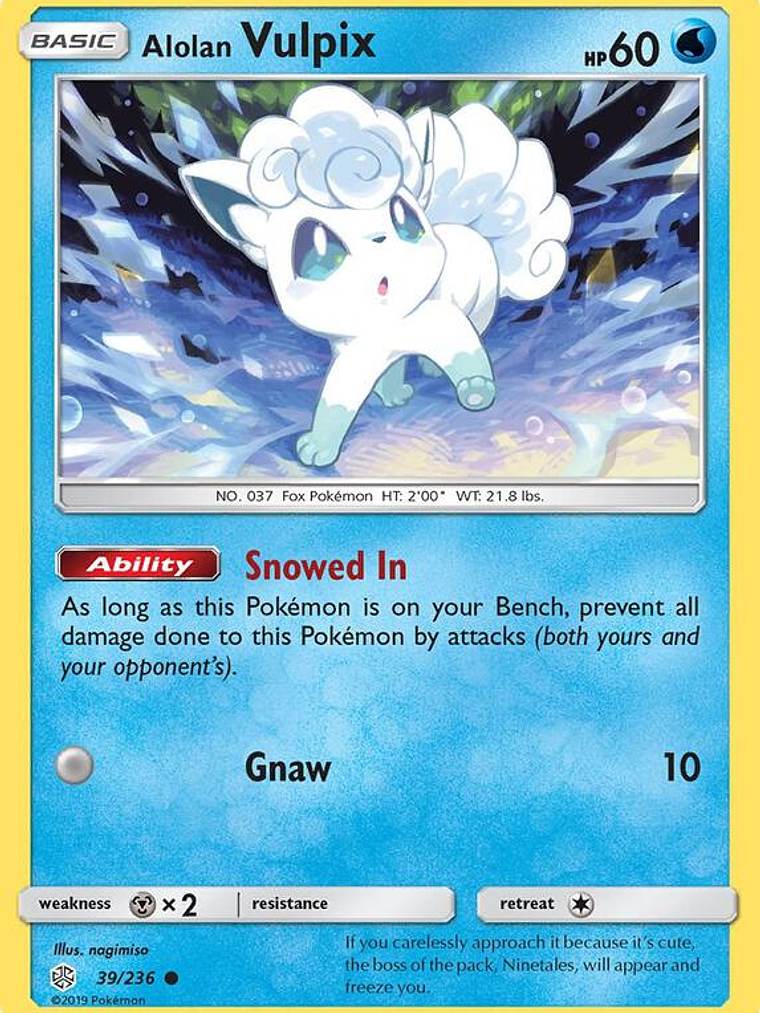 Alolan Vulpix #39 1