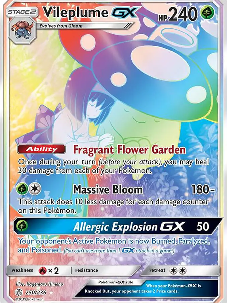 Vileplume GX #250 1