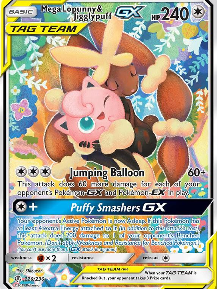 Mega Lopunny & Jigglypuff GX #226 1