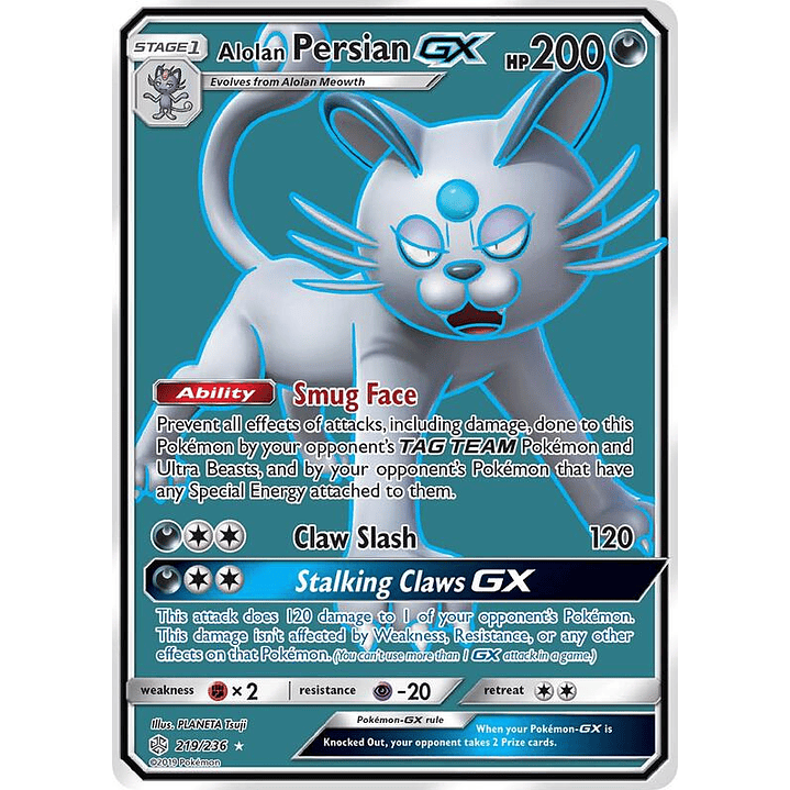 Alolan Persian GX #219 1