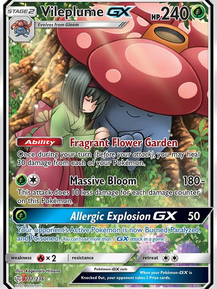 Vileplume GX #211 1