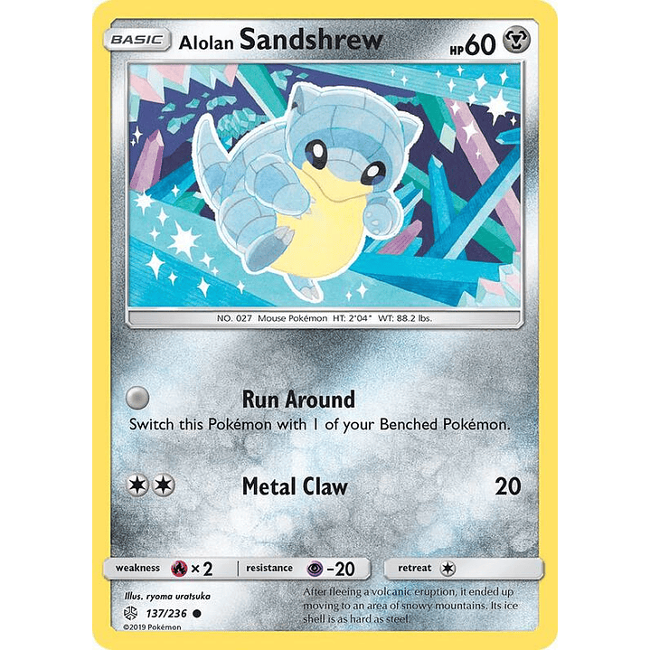 Alolan Sandshrew #137 1