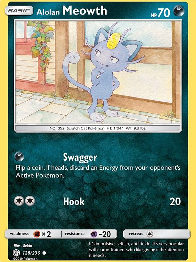Alolan Meowth #128 1