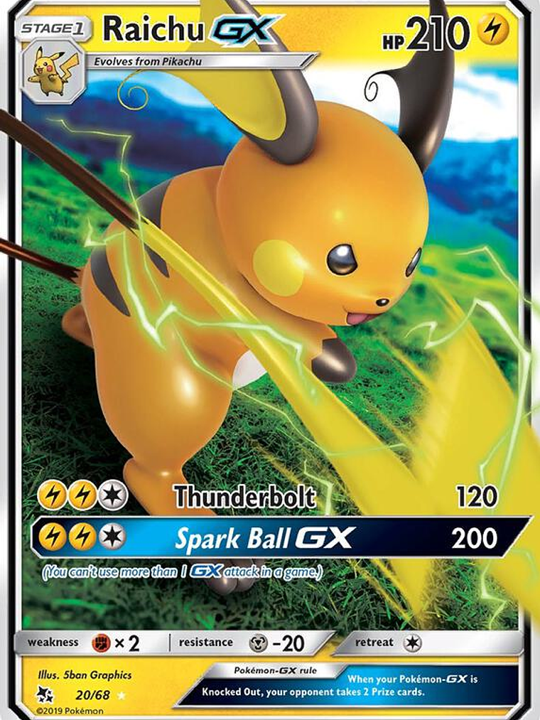 Raichu GX #20 1