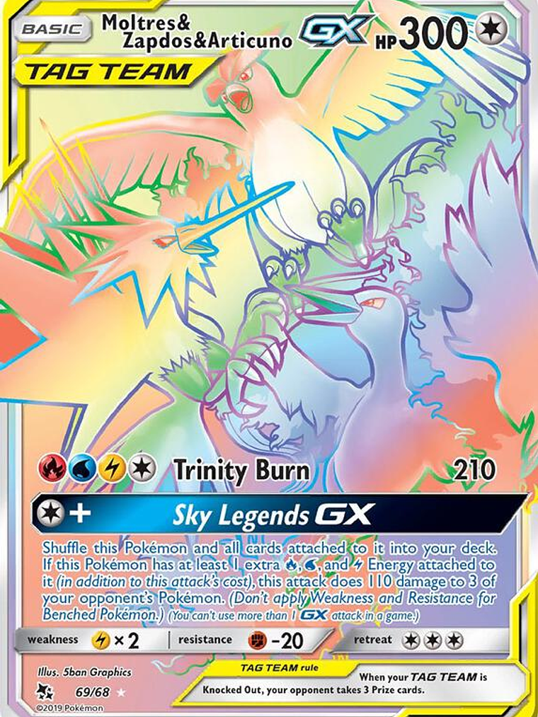Moltres & Zapdos & Articuno GX #69 1