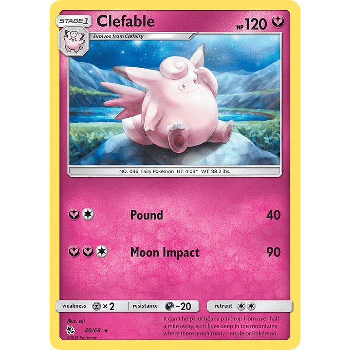 Clefable #40 1