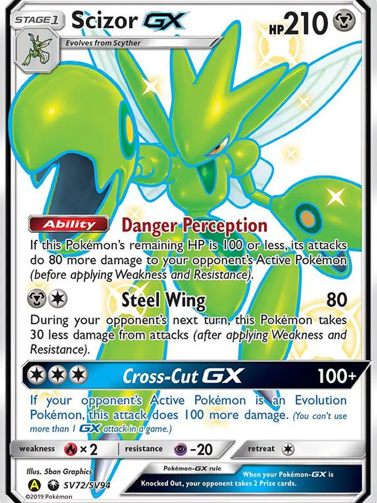 Scizor-GX #SV72 1