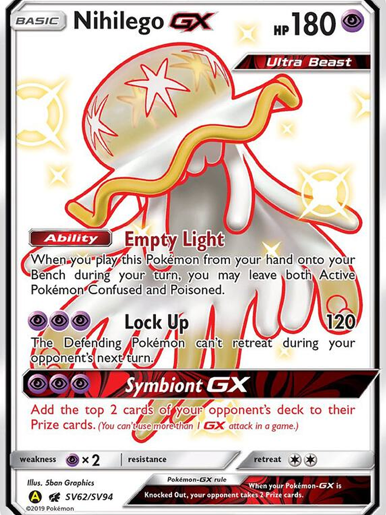 Nihilego-GX #SV62 1