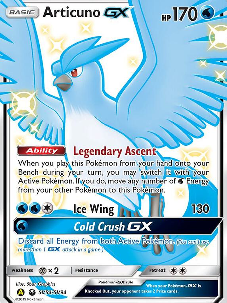 Articuno-GX #SV54 1