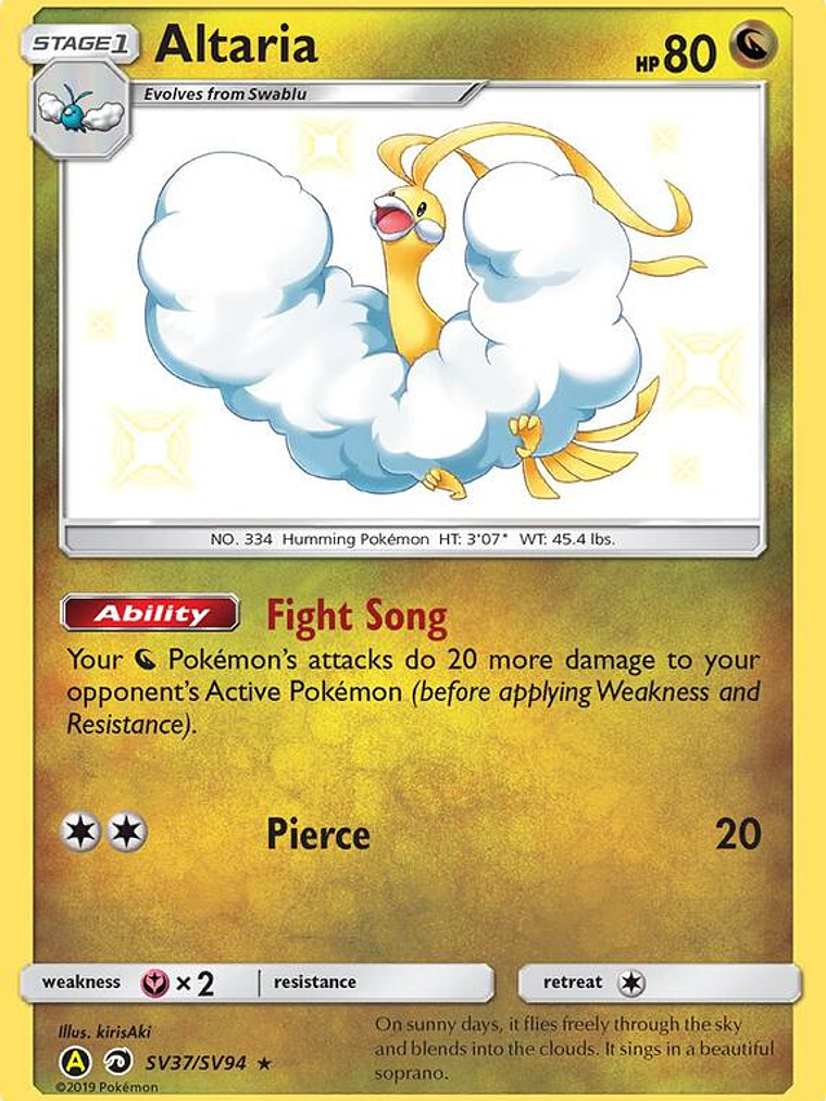 Altaria #SV37 1
