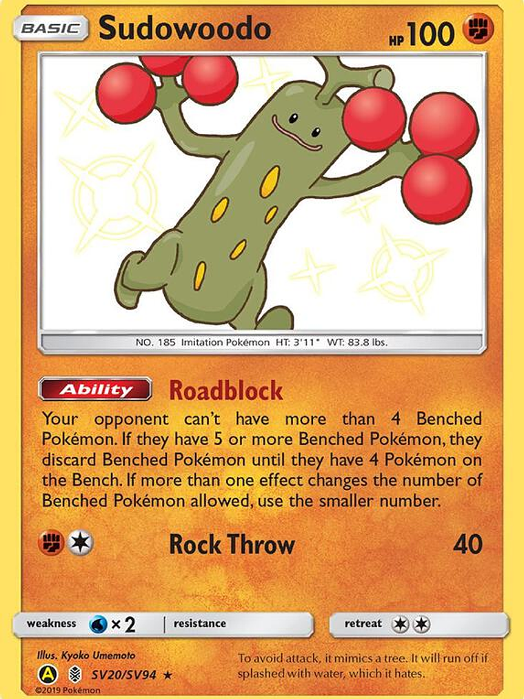 Sudowoodo #SV20 1