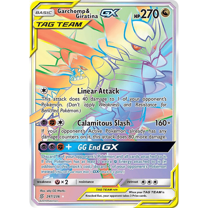 Garchomp & Giratina GX #247 1