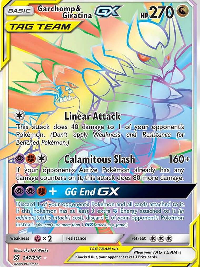 Garchomp & Giratina GX #247 1