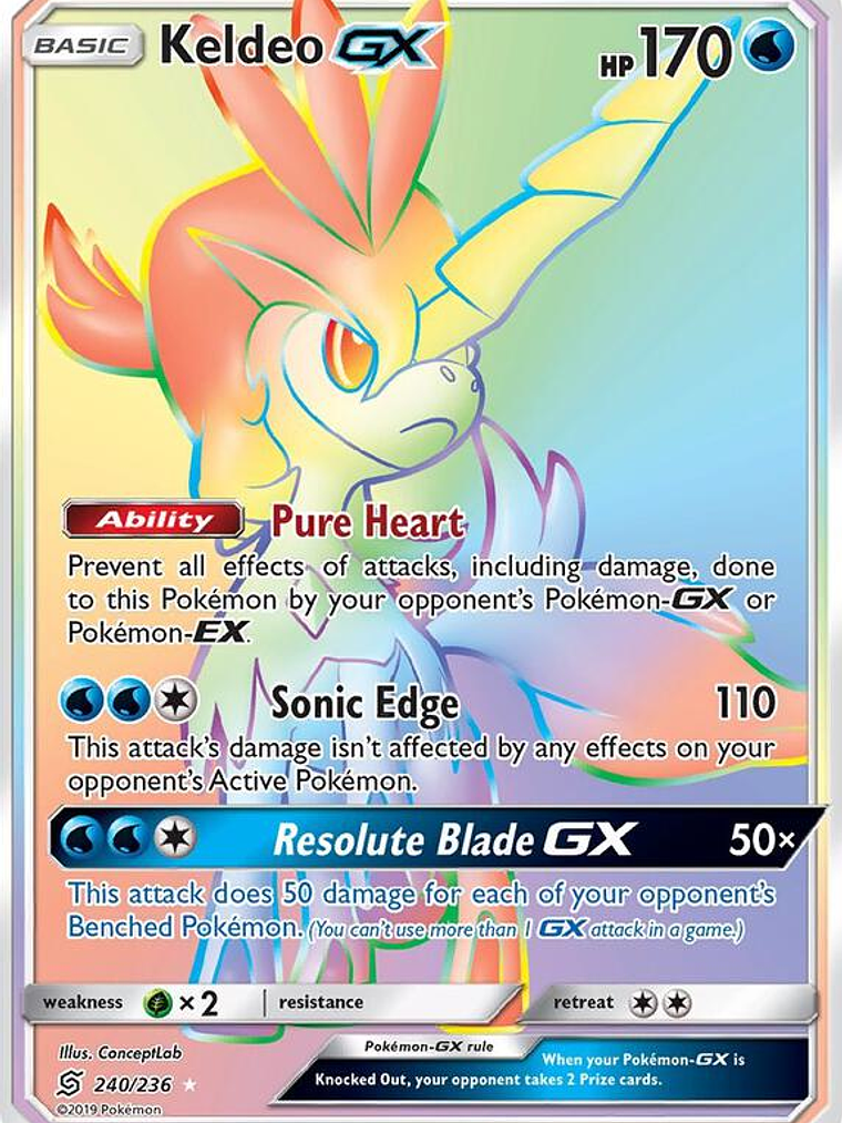 Keldeo GX #240 1