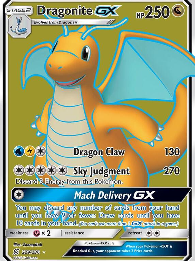 Dragonite GX #229 1