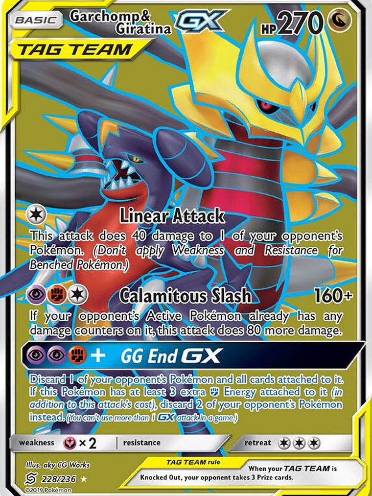 Garchomp & Giratina GX #228 1