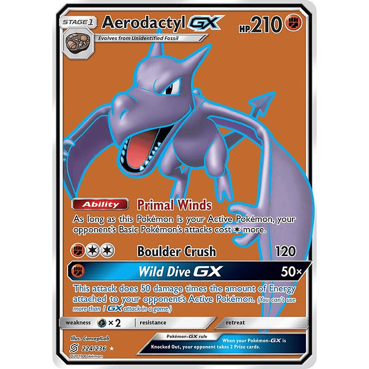 Aerodactyl GX #224 1