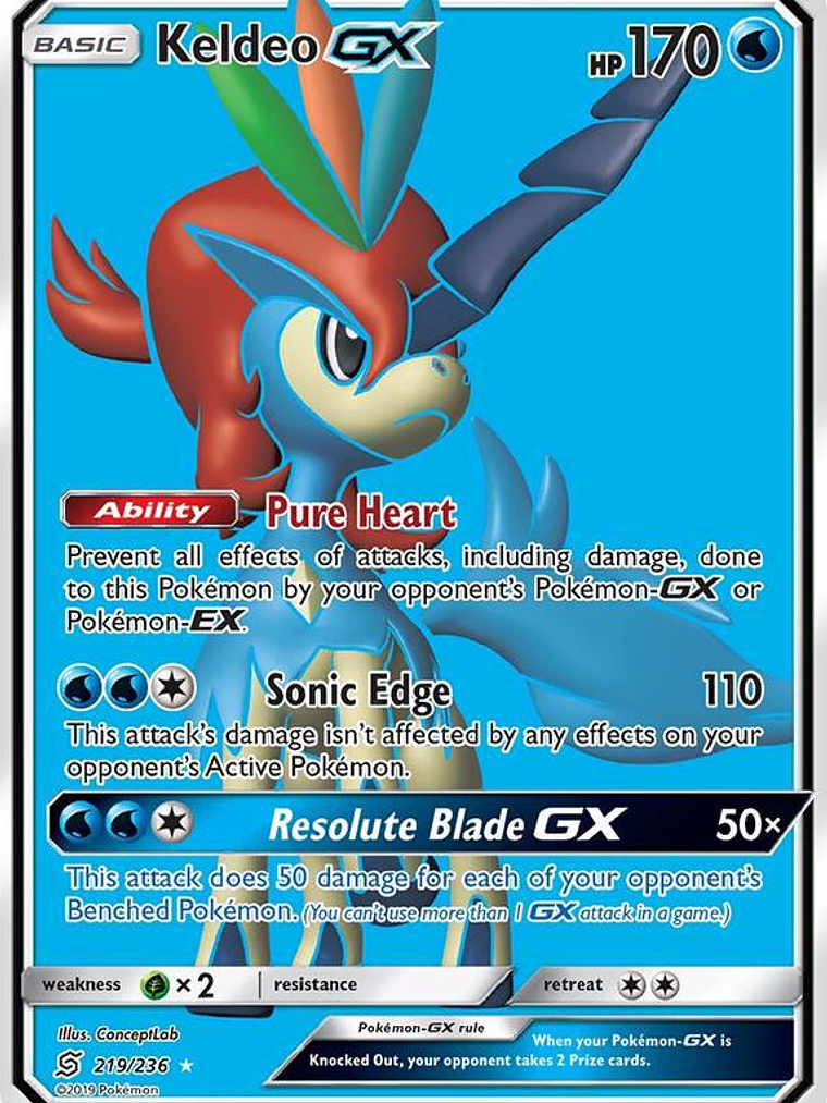 Keldeo GX #219 1