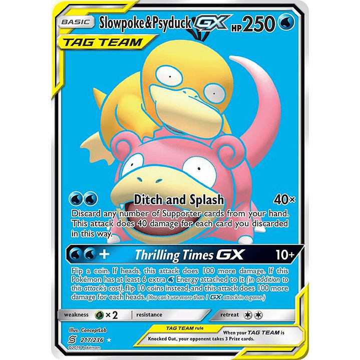 Slowpoke & Psyduck GX #217 1