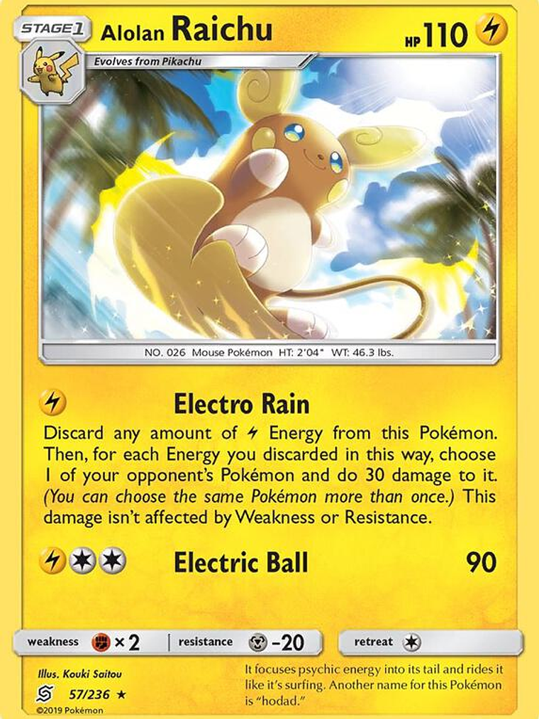 Alolan Raichu #57 1
