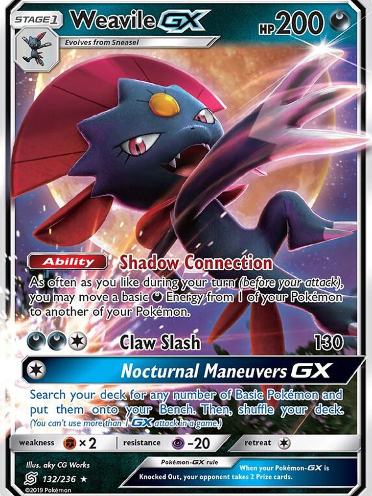 Weavile GX #132 1