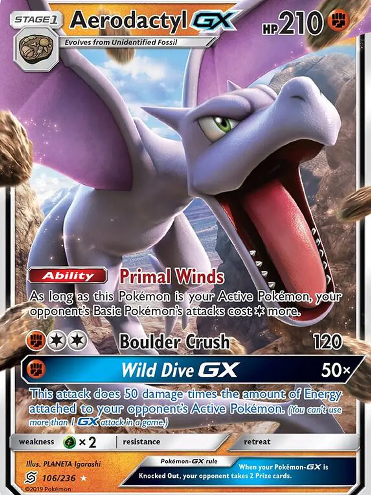 Aerodactyl GX #106 1