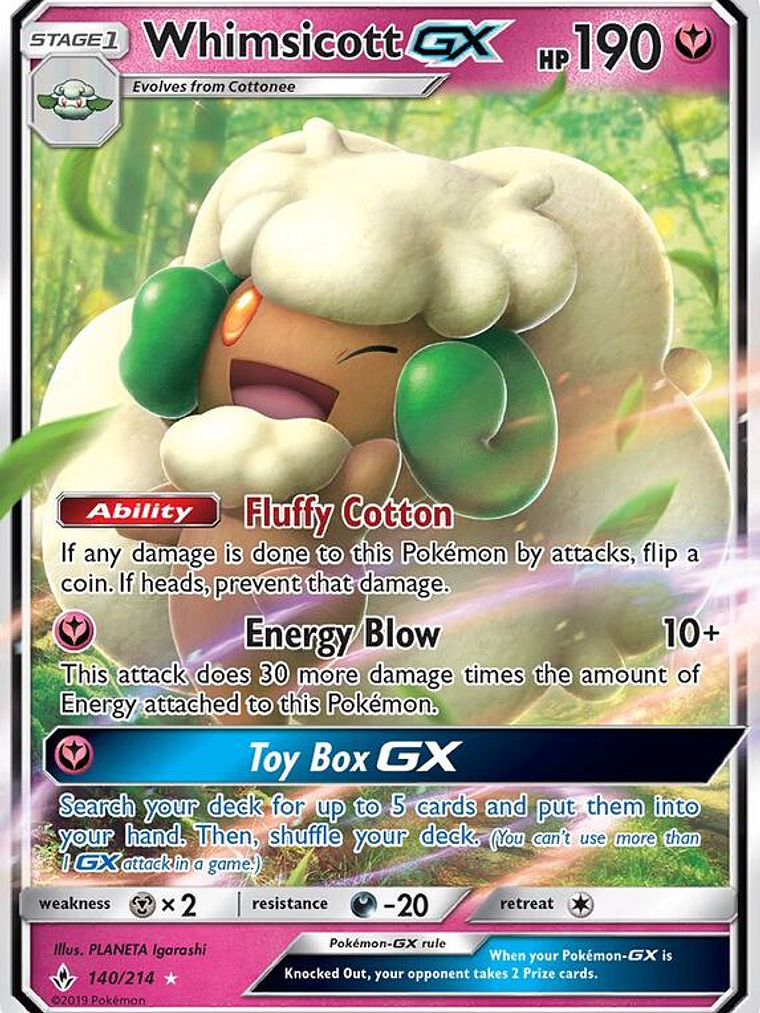 Whimsicott GX #140 1