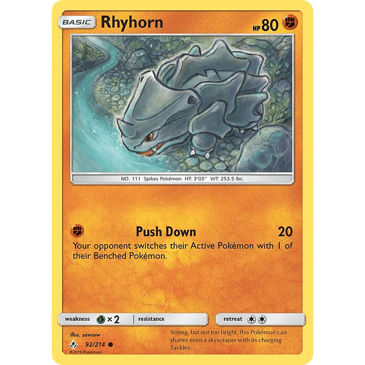 Rhyhorn #92 1