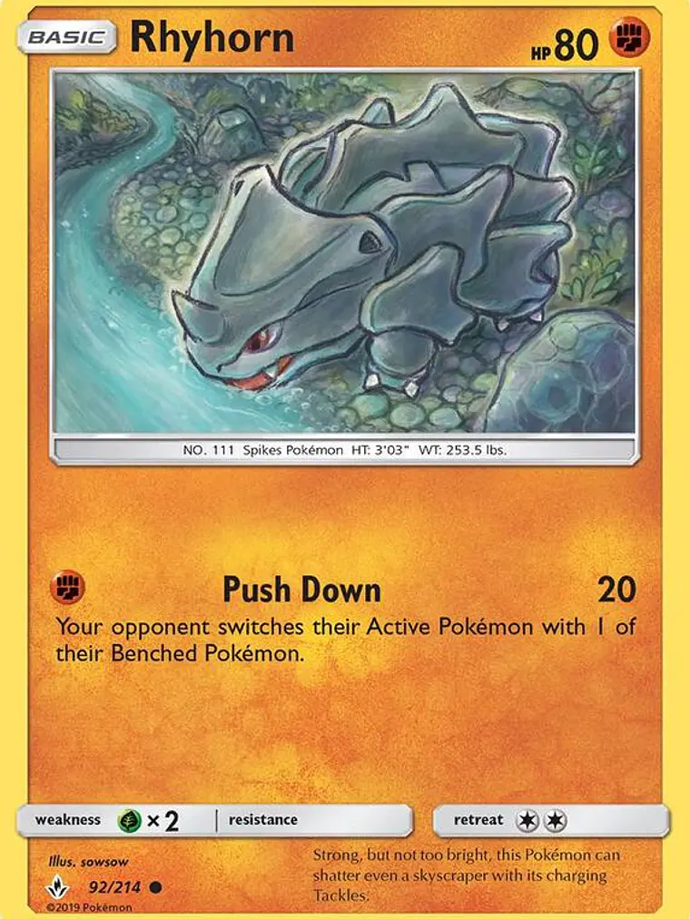 Rhyhorn #92 1