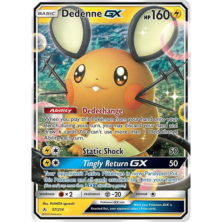 Dedenne GX #57 1
