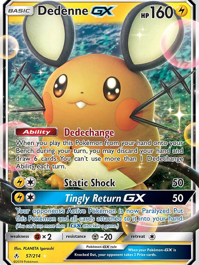 Dedenne GX #57 1