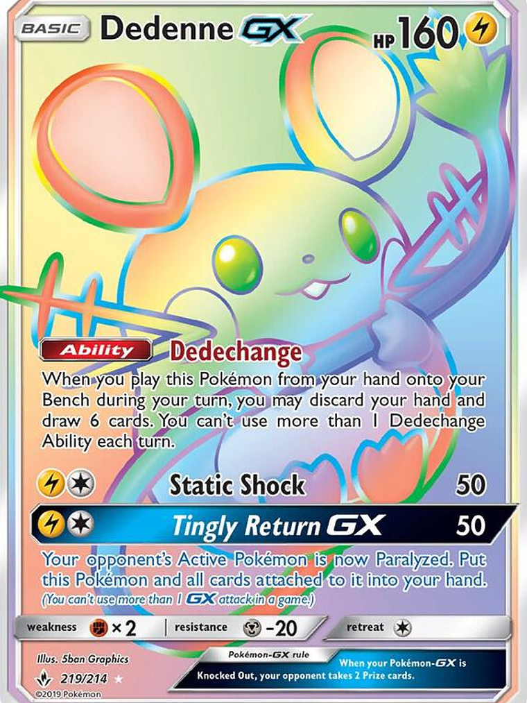 Dedenne GX #219 1