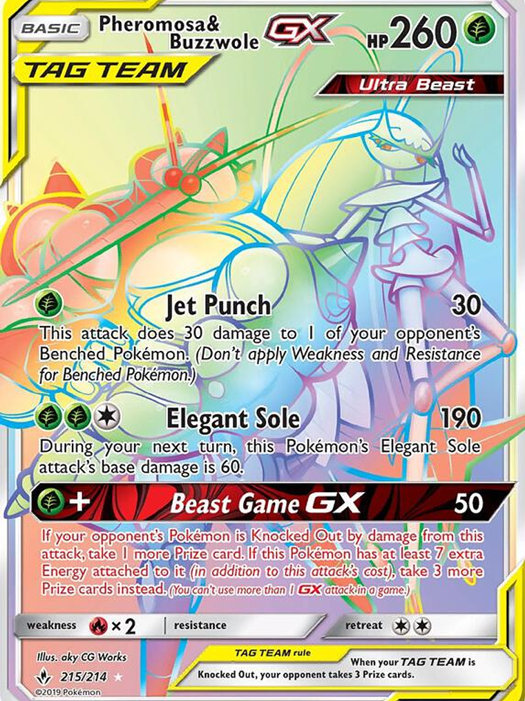 Pheromosa & Buzzwole GX #215 1