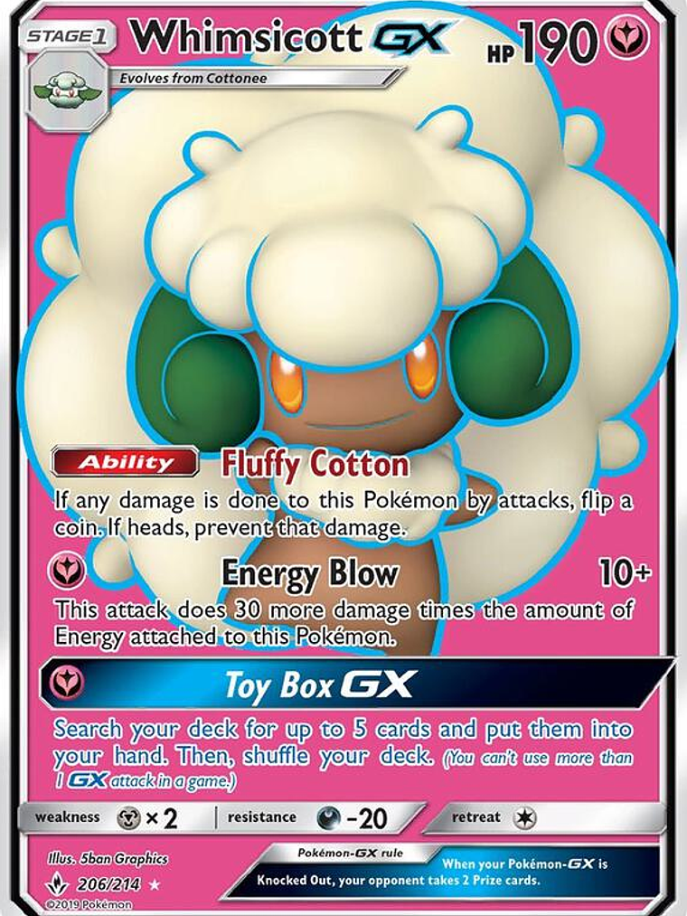 Whimsicott GX #206 1