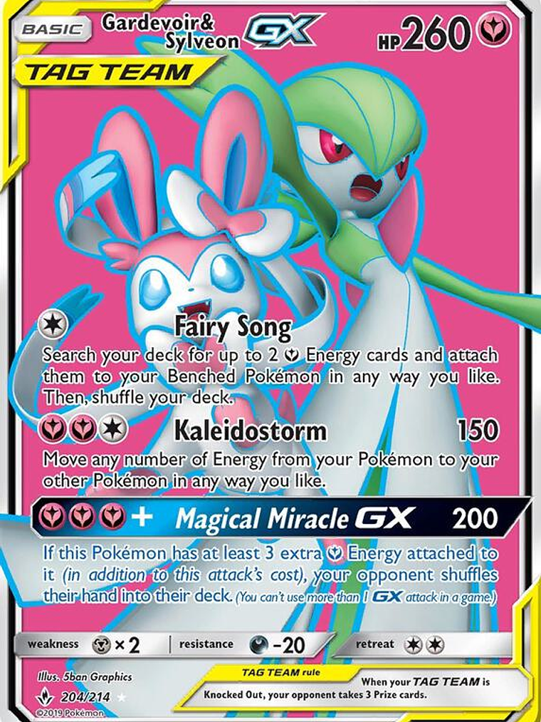 Gardevoir & Sylveon GX #204 1