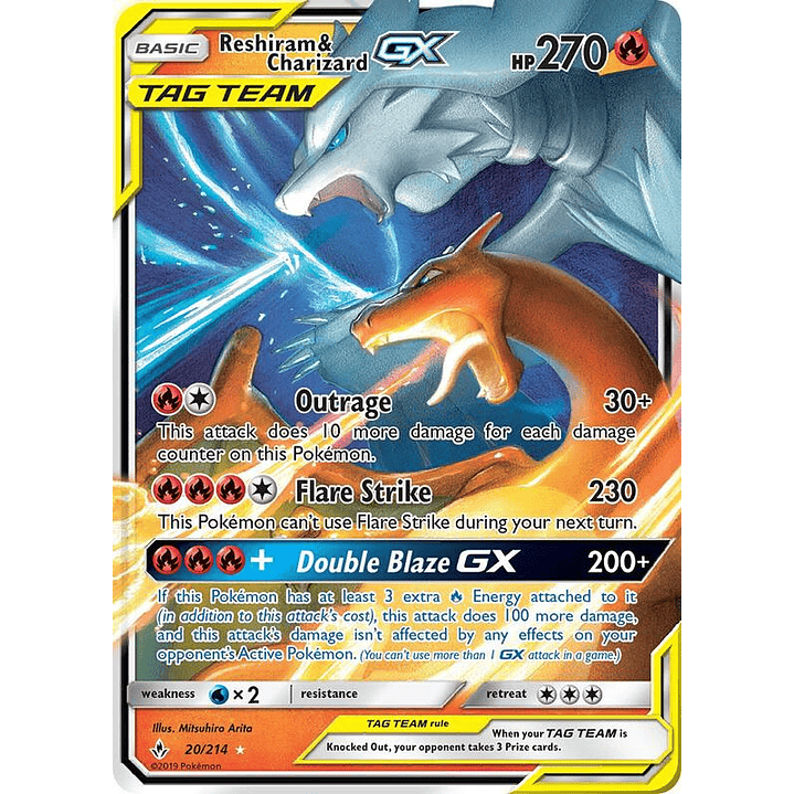 Reshiram & Charizard GX #20 1