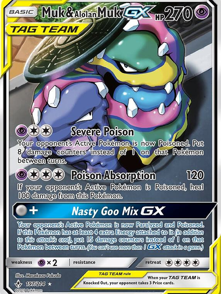 Muk & Alolan Muk GX #197 1