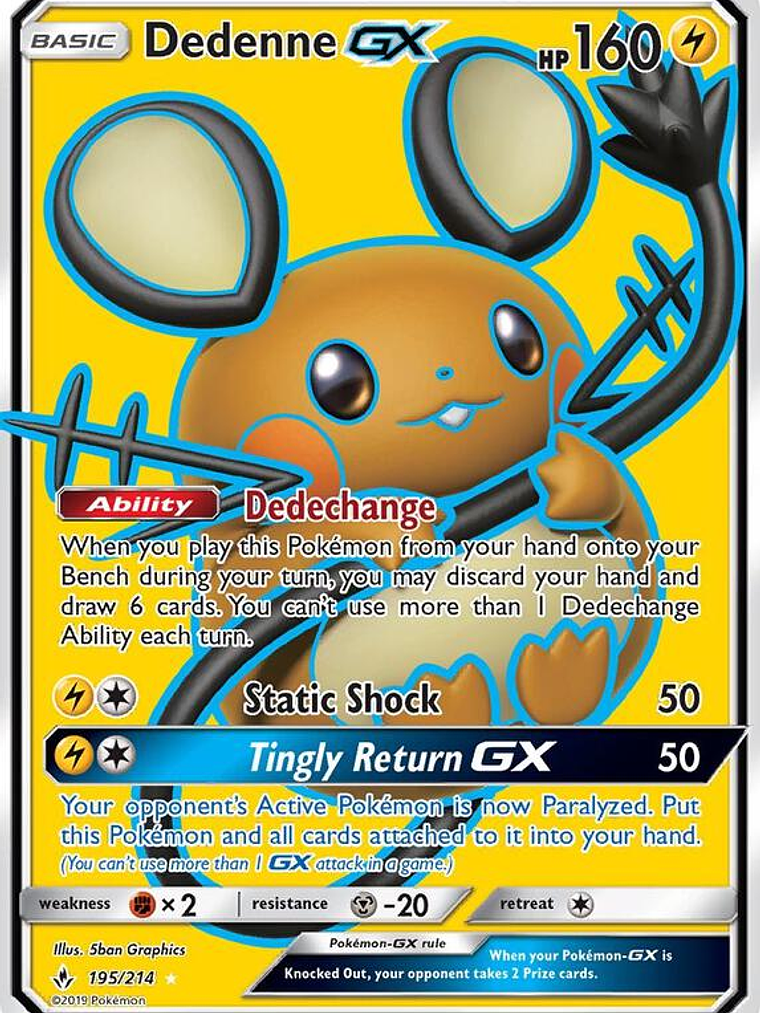 Dedenne GX #195 1