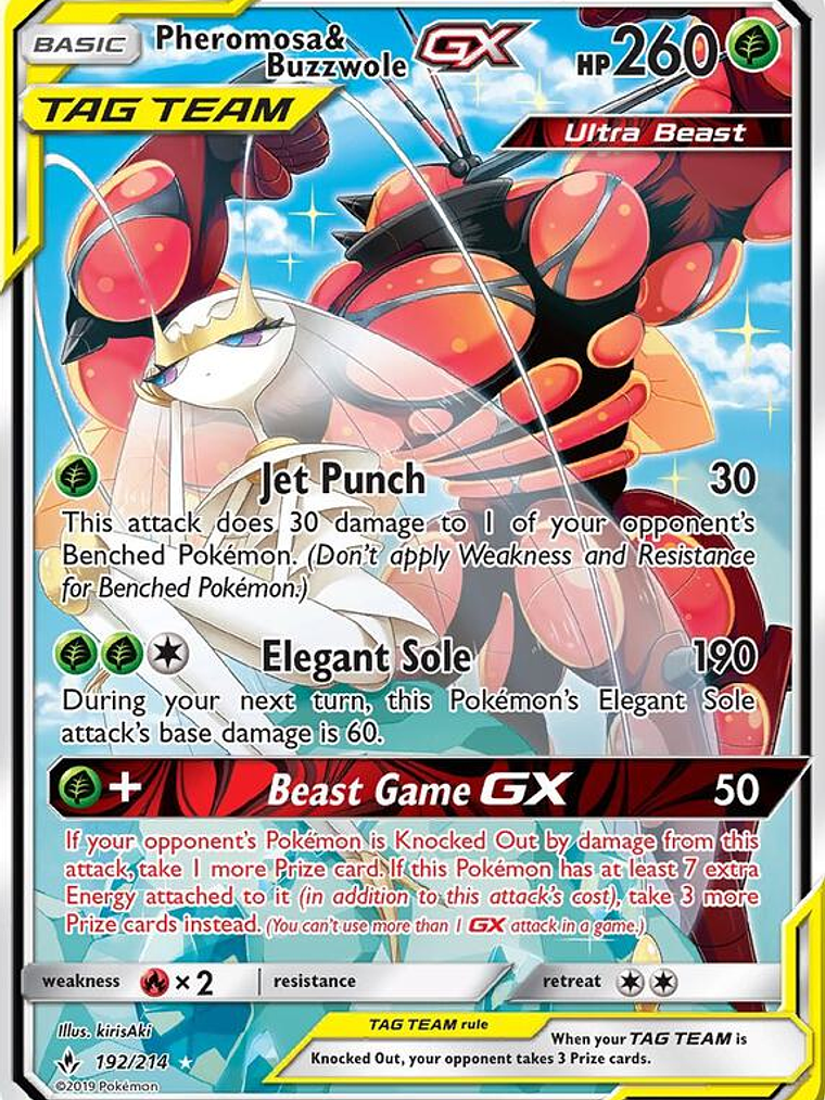 Pheromosa & Buzzwole GX #192 1