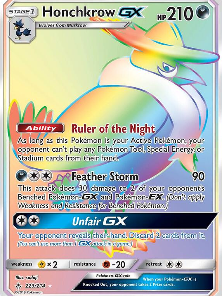 Honchkrow GX #223 1
